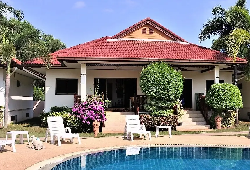 Semi-detached house close to the beach in Suan Son, Rayong - House - Suan Son - Thailand Dream Village 2, TDV2